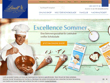 Tablet Screenshot of lindt.de