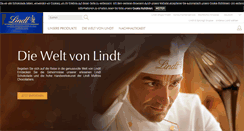 Desktop Screenshot of lindt.at