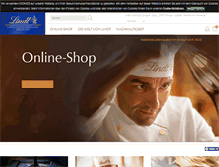 Tablet Screenshot of lindt.ch