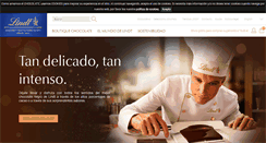 Desktop Screenshot of lindt.es
