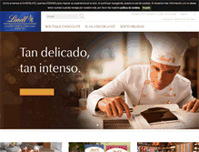 Tablet Screenshot of lindt.es