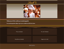 Tablet Screenshot of m.lindt.se